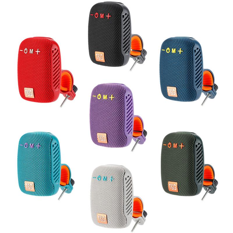 Waterproof Bluetooth Cycling Speaker with Mount - Portable Wireless Subwoofer & Card Slot