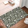 Mexican Flowers Day Of The Dead Sugar Skull Doormat Mat Anti-Slip  Kitchen Bathroom Garden Rug Carpet 40*60cm