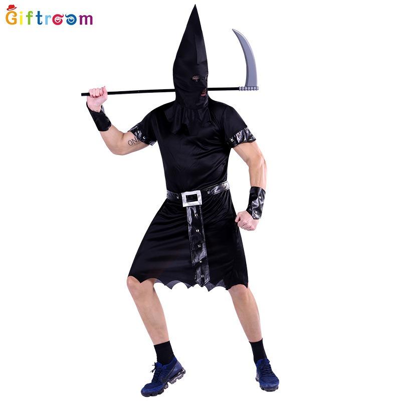 Carnival Party Costumes, Black and White Capricious Robes, Executioner Coffee, Goethe Wizard Clothes