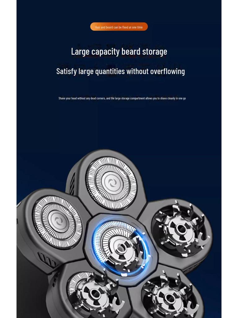 York Multifunctional Electric Head Shaver for Men - Bald Hair Clipper & Razor