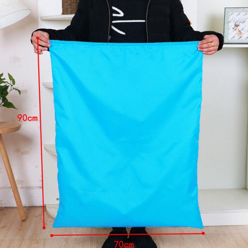 Durable Waterproof Drawstring Sack Oxford Cloth Large Capacity Dust Bag Reusable Super Large Laundry Bags