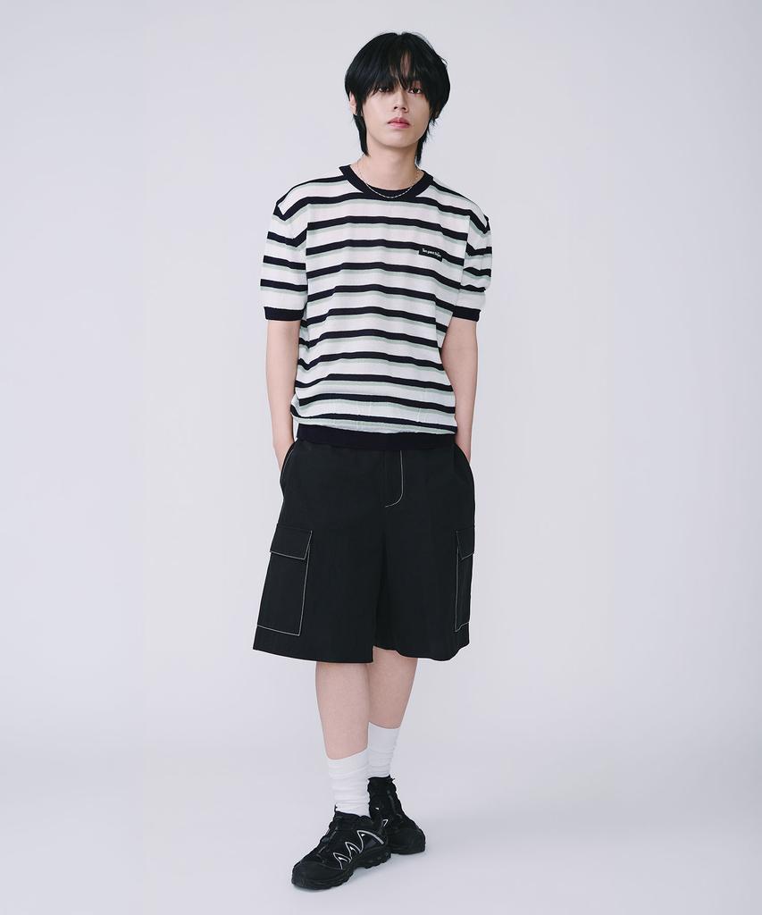 TEN PAST SEVEN Multi-Stripe Round Knit (2 Colors)