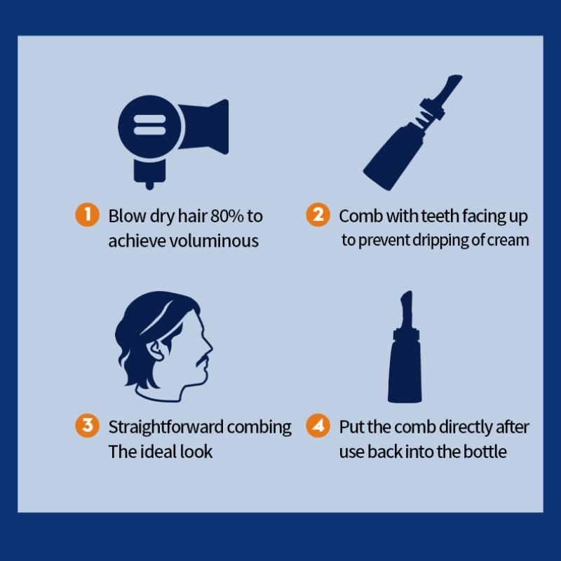 Men's Styling Oil Head Gel SADOER Natural Fluffy Fragrant Hair Wax