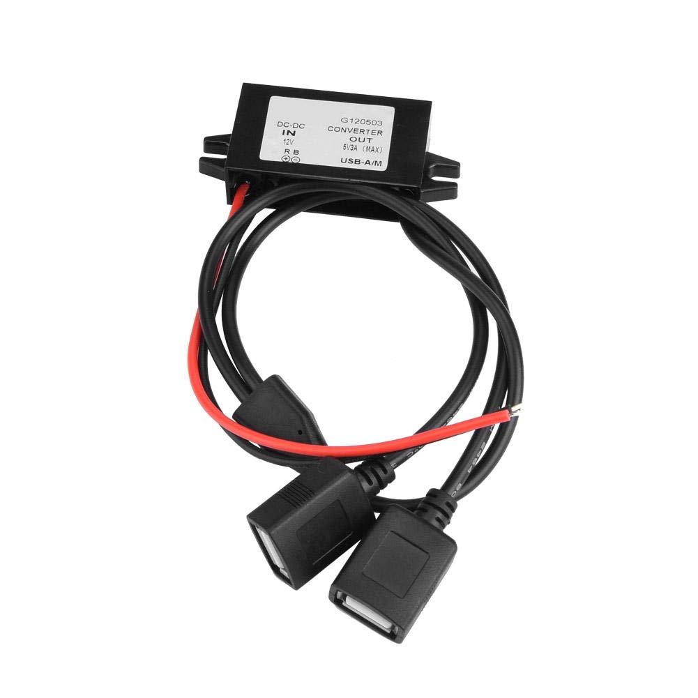 Y miko DC-DC Converter Buck, 5V 3A Dual USB Buck Converter Power Transformer Module