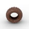 Non-Toxic Moc 1Pcs 45892 Tire 81.6X38 Balloon Building Blocks Kit High-Tech Wheel Bricks Particle Diy Toys Children Birthday Kid Gifts