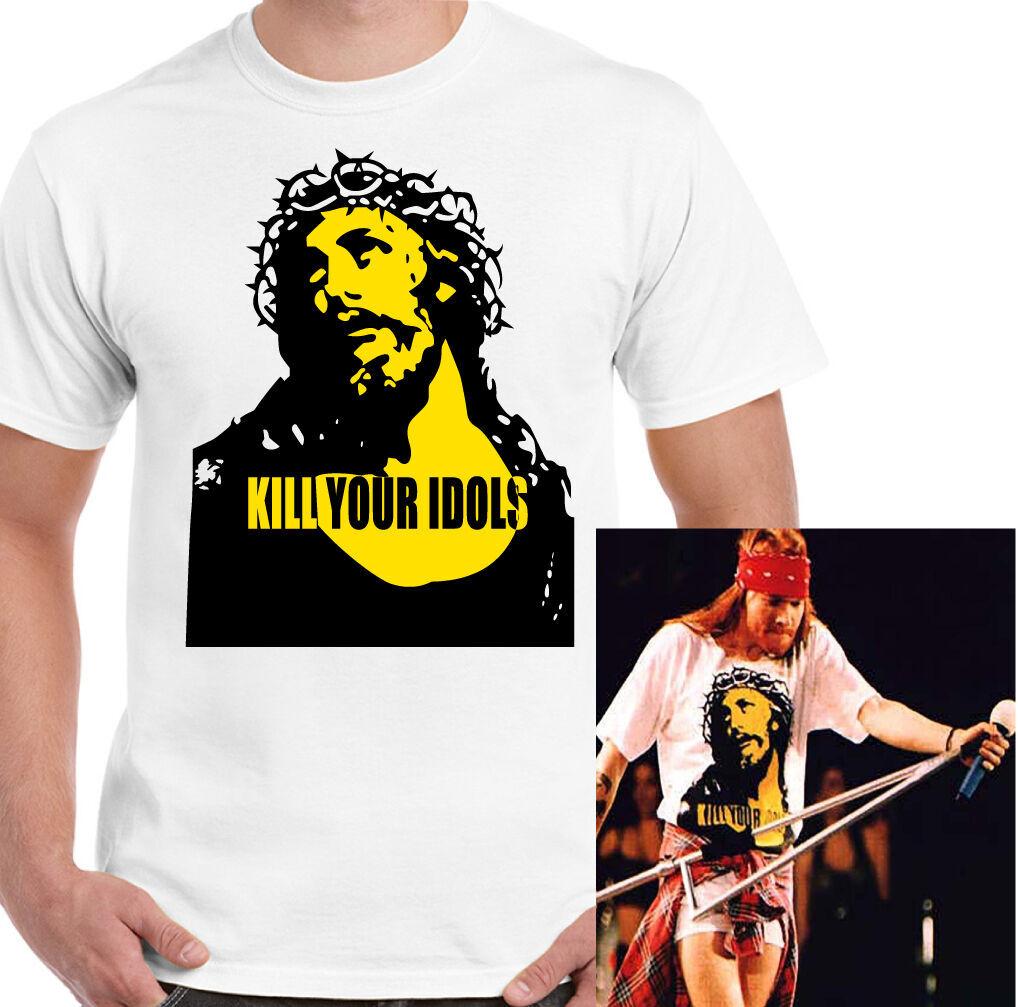 Kill Your Idols T-Shirt As Worn By Axl Rose Mens 2XL