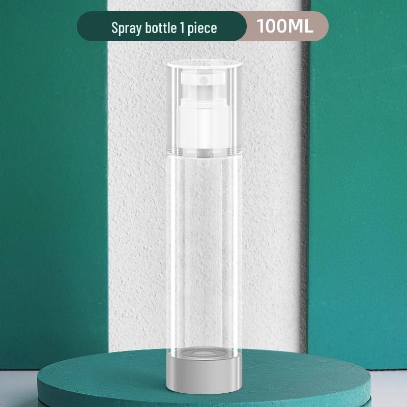 Travel-Size Press-Dispense Bottle for Cosmetics and Skincare Products