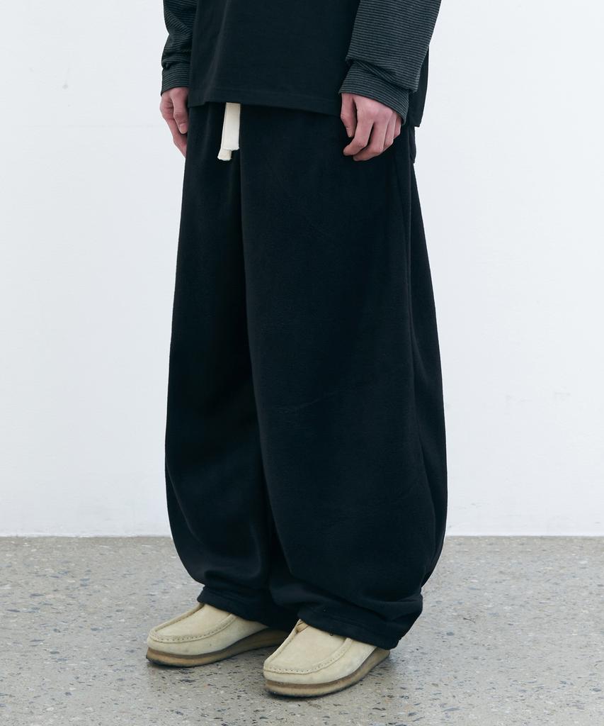 URBANSTOFF Swirl Patch Fleece Pants (Black)