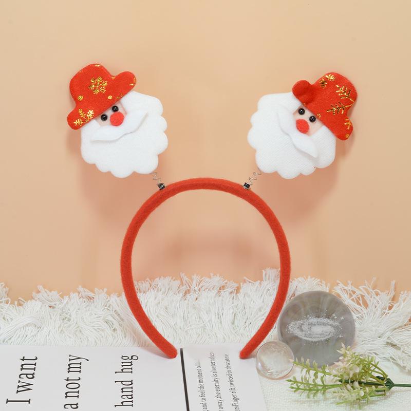 Festliche Weihnachts-Kopfbedeckung: Kostüm-Stirnband für Kinder und Erwachsene & Party-Haarschmuck