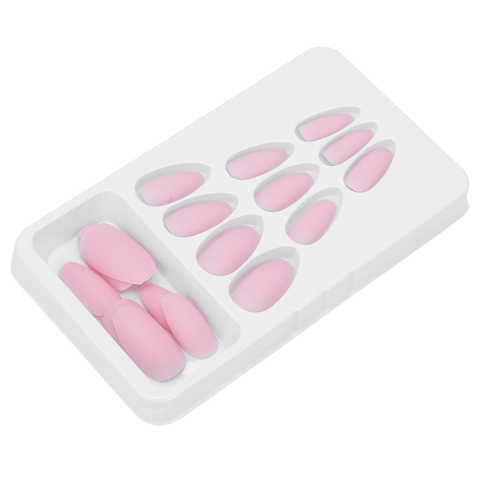 

Набор из 24 накладных ногтей, матовые, чистого цвета, искусственные ногти, полное покрытие, накладные ногти F124