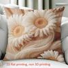 1 Pieces Sunflower Knit Pattern 2D Printed Decorative Pillow Polyester pillowcase, sofa decorative cushion cov Headboard Pillow