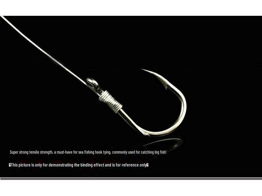 Ultra-Fine Rubber-Coated Steel Fishing Line, Anti-Bite 304 Stainless Steel, for Sea Fishing and Beading, First Gold Small
