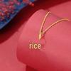 Colar Feminino Trevo de Quatro Folhas Ouro Rosa - Corrente para Clavícula Banhada a Ouro com Pingente de Trevo da Sorte