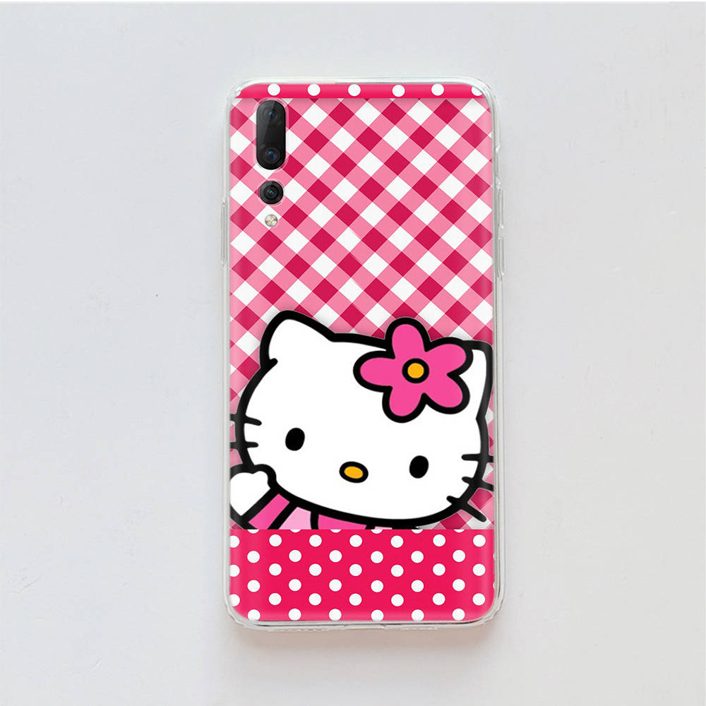 Transparent Case for Samsung A04 A14 A23 M33 M53 Realme 10 9 C35 C55 VIVO X80 Infinix Hot 30 Note 11 Tecno Spark 8P Pro L-5 Hello Kitty