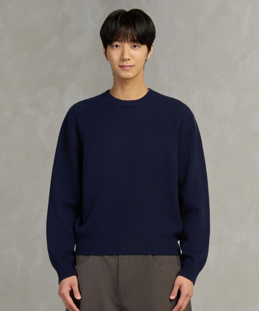HYOJI Fw Soft Touch Round Crop Knit (7 Colors)