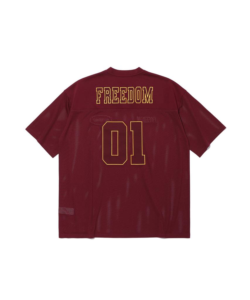 FREEDOM Mesh Rugby Jersey (Wine)