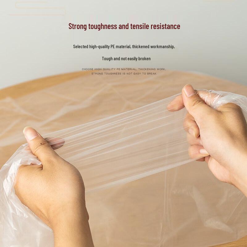 ZISIZ Disposable Plastic Rectangular Tablecloth