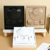 PGY Elegantes Schmuckset-Ausstellungsständer Multifunktionaler Schmuckhalter Organizer Halskette Ring Ohrring Kombinationsset Aufbewahrungsschale