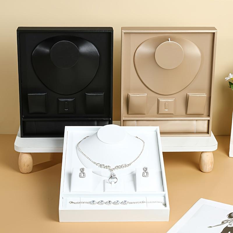PGY Elegantes Schmuckset-Ausstellungsständer Multifunktionaler Schmuckhalter Organizer Halskette Ring Ohrring Kombinationsset Aufbewahrungsschale