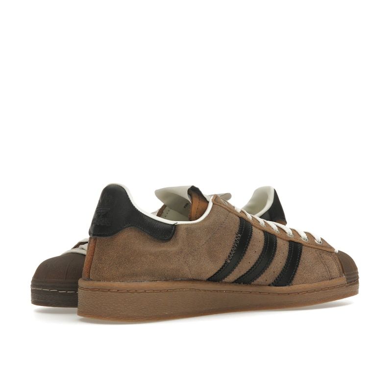 Adidas Song for the Mute X Superstar 82 Crown Core Black Men Sneakers Brown Supplier-Color Cream-White JR8043