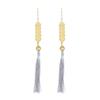 Chinese Style Five Emperors Coin Tassel Earrings for Women - Palace-Inspired Luxury Fashion Ear Hooks