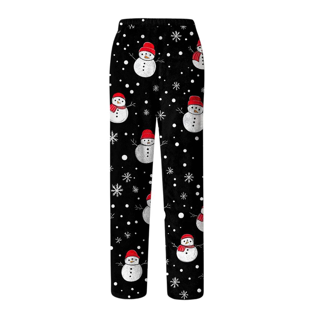 Erkek Büzgü Cepli Flanel Pantolon Ev Giyimi Pijama Pantolonu