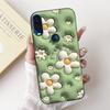 For Motorola One Vision One Macro Phone Case Motorola P50 Back Cover Soft Matte Silicone Slim Fundas Lovely Panda Rabbit Flower