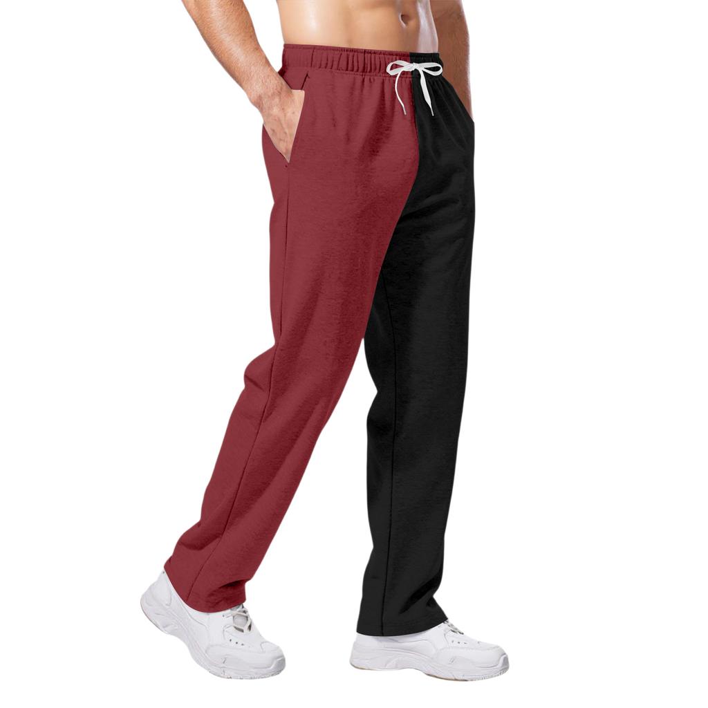 Men's Relaxed-Fit Casual Sweatpants With Stretch Waistband And Drawstring Yoga Pants
