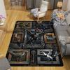Ancient Creatures Pattern Rug Floor Mat for Living Room or Bedroom Soft and Comfortable Carpet a Gift for Birthday and Holiday.