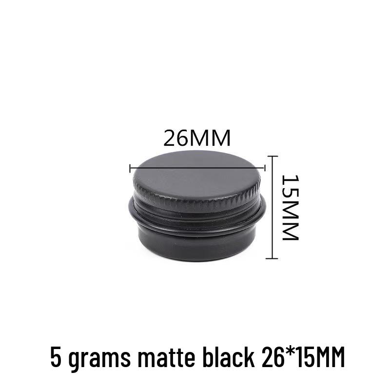 5g-250g Multi-Size Multi-Color Threaded Aluminum Tea Box Metal Can
