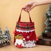 Christmas apple bag snowman gift bag Christmas Eve fruit packaging bag velvet gift tote bag apple box