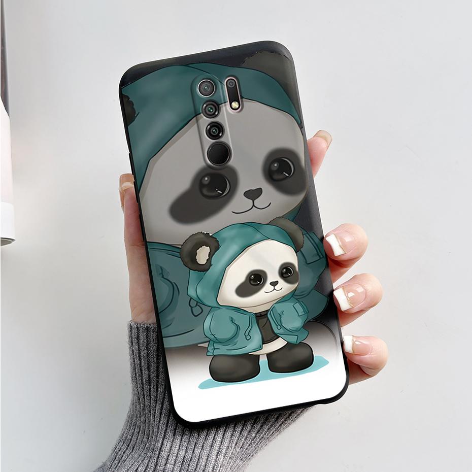 For Xiaomi Redmi 9 Cute Cartoon Cover For Xiaomi Poco M2 Reloaded Phone Coque For Xiaomi Redmi 9 Prime Soft Protective Covers
