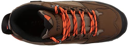 DUNLOP REFINED DU6002 Herren Wasserdicht, Weit 4E Stoßdämpfend Gepolstert Wander- und Trekking-High-Top-Schuhe, Braun, Größe 28,0 cm
