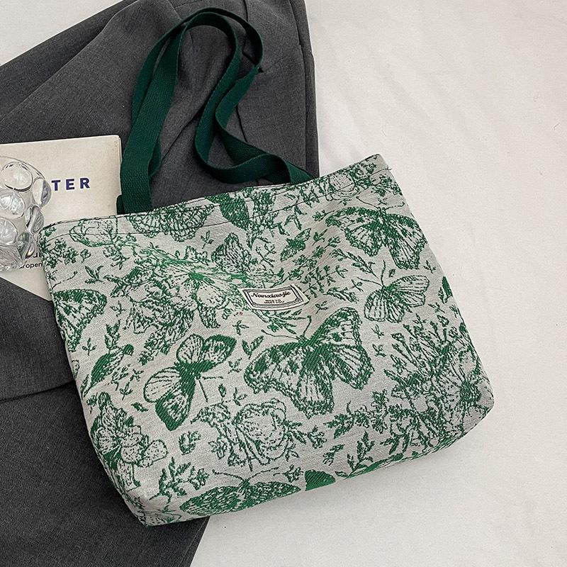 Versatile Canvas Shoulder Tote Bag for Women - Large Capacity, Ideal for Shopping & Commuting 2025