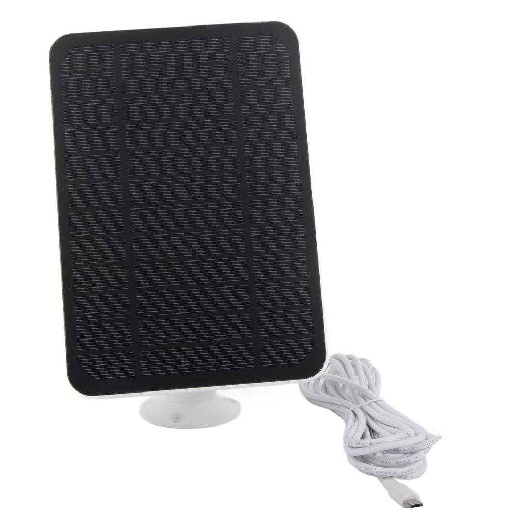 4W 5V Solar Panel for Arlo for Ring for Blink Security Camera IP65 Waterproof Solar Charger with 360 Degree Adjustable