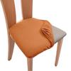 Spandex Jacquard Chair Cushion Cover Dining Room Upholstered Cushion Solid Chair Seat Cover Without Backrest Furniture Protector