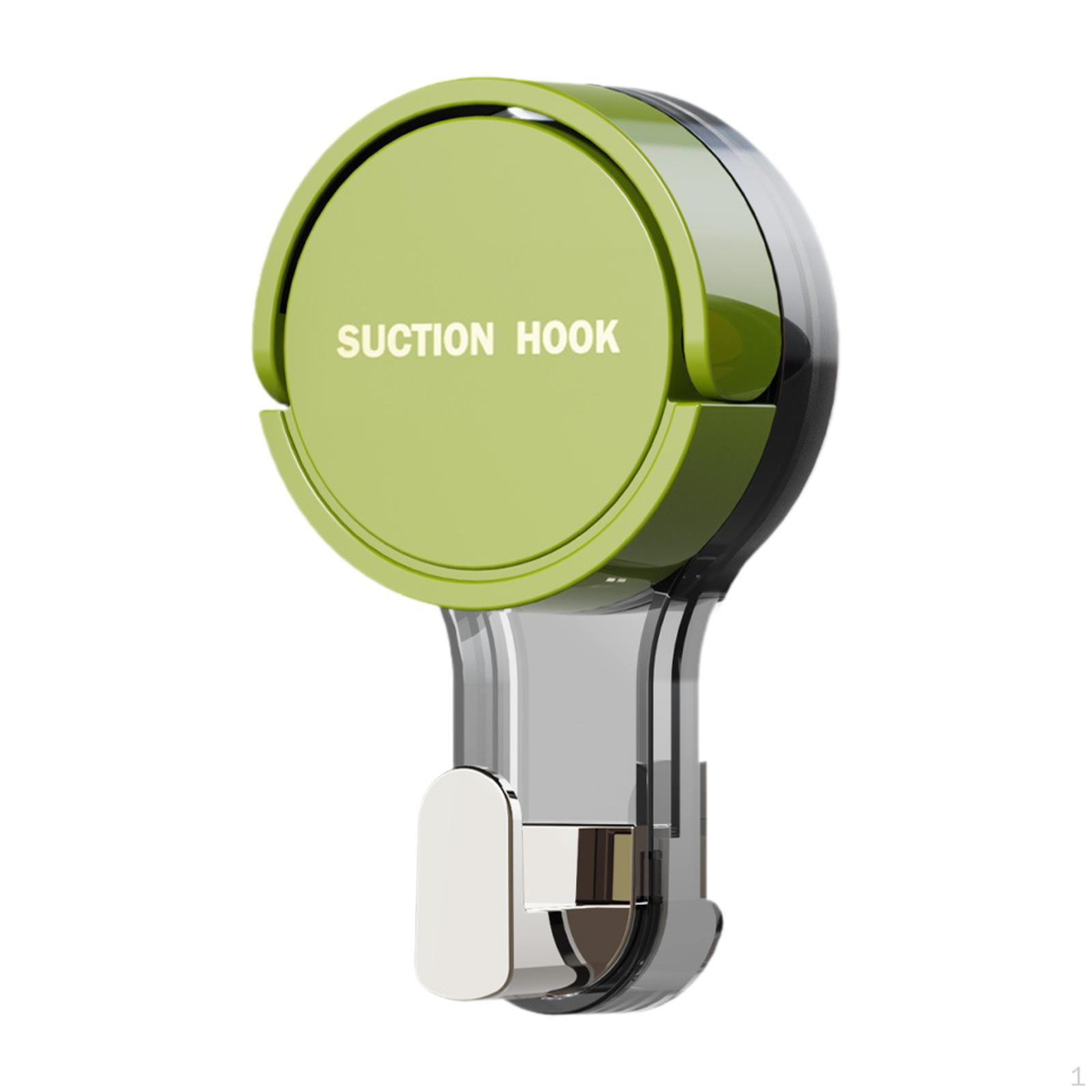 

Присоска Крючок Настенная Вешалка Компактная Водонепроницаемая Вакуумная Экономия Места Для Стеклянного Окна зелёный