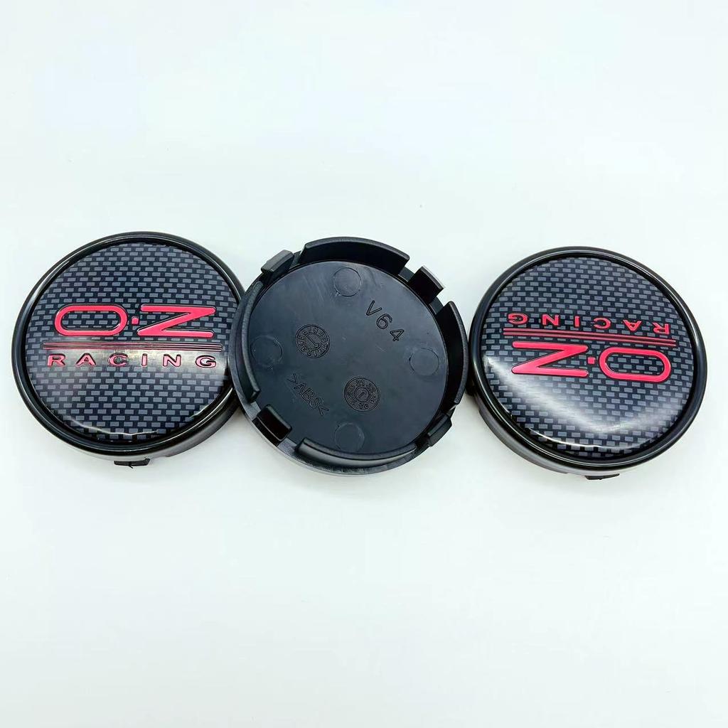 4pcs Car Wheel Center Hub Caps 64mm For OZ Racing Alloy Auto Wheel Rim Center Hub Cap 56mm OZ Badge sticker Styling accessories