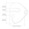 Cooling Face Cover Mask with Adjustable Ear Loops Breathable Sun Protection for Shopping