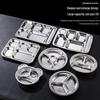 304 Stainless Steel Divided Meal Tray