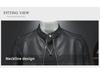 Men's Leather Motorcycle Jacket: Autumn/Winter Casual, Available in Plus Velvet and Thin Styles