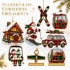 2D Christmas Ski Resort Decoration for Holiday Display and Winter Home Decor