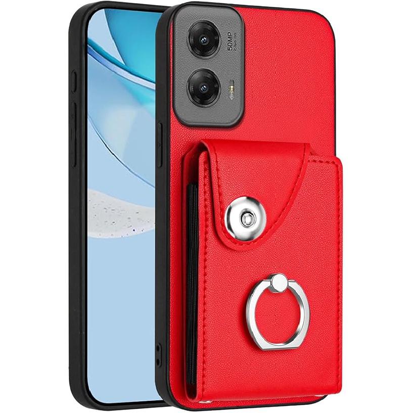 for Motorola Moto G Stylus 5G 2024 Case Wallet Cute Leather Phone Cover Moto G Stylus 2024 case with Card Holder and Stand Ring, Magnetic Clasp,