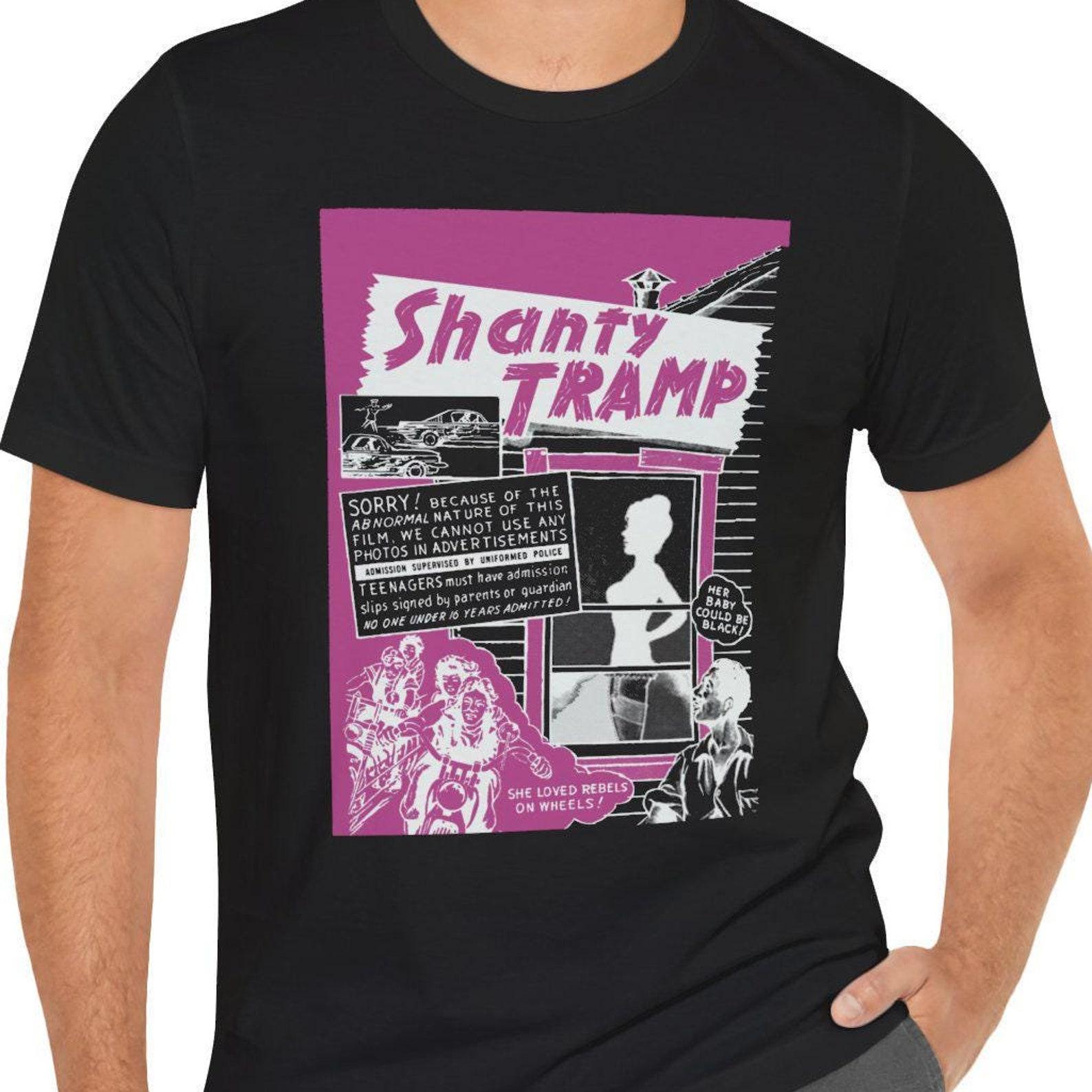 Shanty Tramp T-Shirt Short Sleeve Movie Tee M