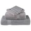Premium Guest Towels SOLUND 4 pcs Grey 30x50 cm 600 g m²