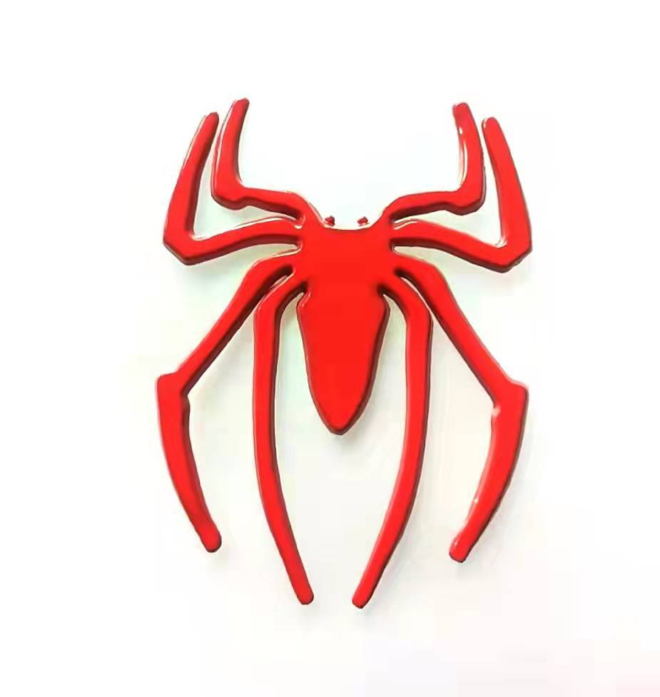 3D Car Stickers Metal 3D Spider Car Logo Gold/Silver Car Styling Accessories Metal Sticker Chrome Spider Badge Emblem Decorate