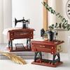 Vintage Sewing Machine Music Box Wooden Music Box Home Decor Gift Living Room, Bedroom, Dining Table Decor