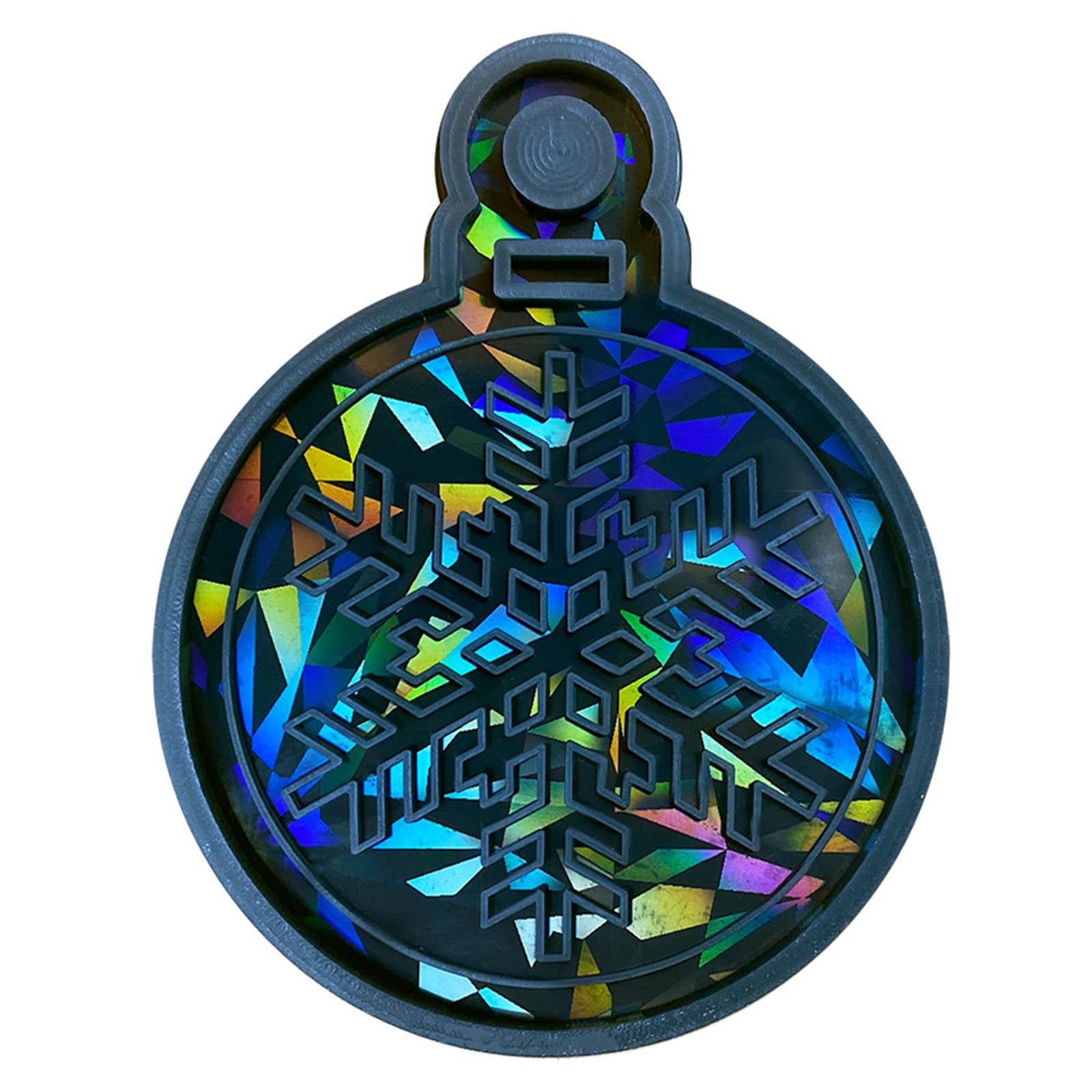 

Силиконовые формы для рождественских снежинок, голографические, светотеневые, для серег, подвесок, DIY украшений, ювелирных изделий, формы для эпоксидной смолы