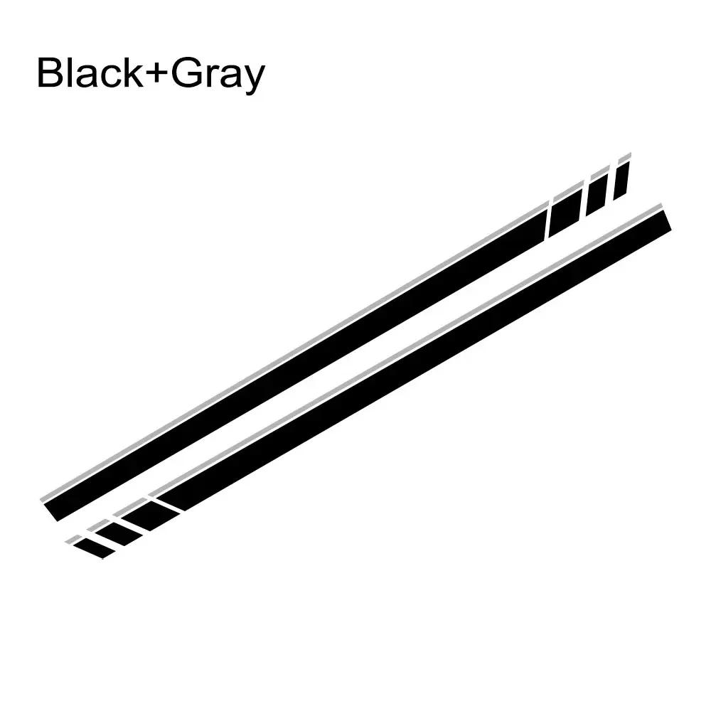 2PCS Car Side Stickers For VW Volkswagen Polo 6R 6C 9N2 9J GTI Auto Modification PVC Racing Style Decals Car Tuning Accessories