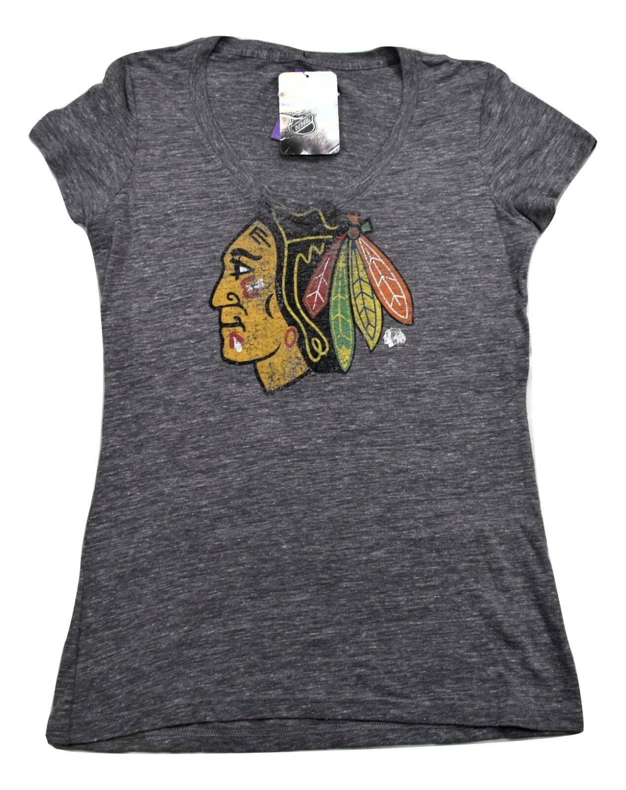 

Touch By Alyssa Milano Womens NHL Chicago Blackhawks Hockey Shirt New M, L 2XL